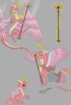 all_fours bag clothing dress feathered_wings feathers female feral halo heart_symbol magic ring simple_background solo staff wings apollyondragon activision mythology spyro_the_dragon ember_(spyro) dragon mythological_creature mythological_scalie scalie 2023 digital_drawing_(artwork) digital_media_(artwork) hi_res signature