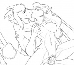 <3 aurora_spencer balls breast_grab breasts canine cum cum_in_pussy cum_inside dragon erection female fox horn interspecies kissing male mammal monochrome nipples nude penetration penis plain_background pussy pyron sex shadowevangel spread_legs spreading straight tattoo vaginal vaginal_penetration white_background wings
Rating: Explicit
Score: 5
User: Narokh
Date: February 08, 2013