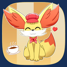 accessory ambiguous_gender beverage black_nose clothing coffee eyes_closed feral fur fur_markings hat head_markings headgear headwear heart_symbol looking_at_viewer markings multicolored_body multicolored_fur paws pokeball pokeball_accessory pokeball_symbol quadruped red_body red_clothing red_ears red_fur red_hat red_headwear red_tail smile solo tail tail_markings two_tone_body two_tone_fur two_tone_tail white_body white_fur yellow_body yellow_ears yellow_fur fokkorev nintendo pokemon pokemon_cafe_remix fennekin generation_6_pokemon pokemon_(species) 1:1 2020 alpha_channel digital_media_(artwork) hi_res signature watermark