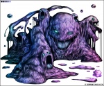 ambiguous_gender blue_eyes color_swatch feral goo-connected_lips group looking_at_viewer mud open_mouth poisonous purple_body simple_background toxic kei-suwabe nintendo pokemon ditto_(pokemon) generation_1_pokemon goo_creature grimer muk pokemon_(species) 2013 digital_media_(artwork) digital_painting_(artwork) restricted_palette