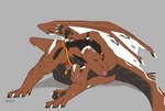 anus autocunnilingus claws collar female feral genitals lying masturbation on_side oral oral_masturbation pawpads pussy solo tongue tongue_out vaginal vaginal_masturbation wings lddraws mythology ludwig_(lddraws) dragon mythological_creature mythological_scalie scalie