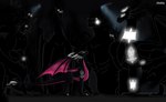 all_fours bracelet claws female feral glowing glowing_eyes group horn jewelry larger_female multi_horn necklace size_difference tail wings zilonking activision mythology spyro_the_dragon corrupt_cynder cynder dragon monster mythological_creature mythological_scalie scalie 2025 comic digital_media_(artwork) hi_res