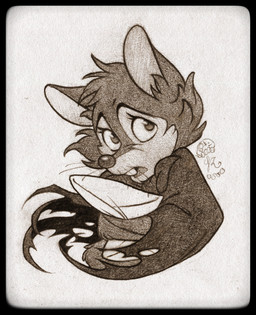 anthro big_ears buckteeth clothing eyelashes female fur_hair hair holding_object looking_aside looking_away open_mouth round_ears scared short_hair simple_background snout solo teeth torn_cloak torn_clothing leviticusr don_bluth the_secret_of_nimh mrs._brisby mammal mouse murid murine rodent monochrome portrait sketch traditional_media_(artwork)