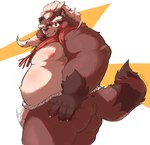 anthro asian_clothing balls belly big_belly brown_body butt clothing east_asian_clothing fundoshi genitals japanese_clothing kemono male moobs nipples overweight overweight_male penis solo underwear white_clothing white_fundoshi white_underwear snco333 lifewonders tokyo_afterschool_summoners goemon_(tas) canid canine mammal raccoon_dog tanuki 2023 absurd_res hi_res