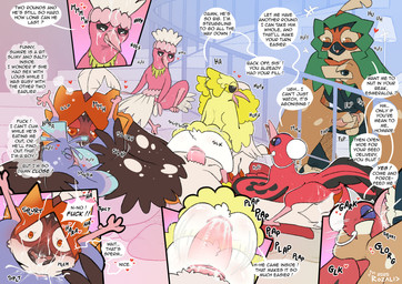 accidentally_gay age_difference ambiguous_gender animal_genitalia anthro anthro_on_feral balls beak beak_fetish beak_play beak_sex beakjob being_watched bestiality black_sclera bodily_fluids brown_body butt cloaca cloacal cloacal_fingering cloacalingus close-up clothing cuckold cum cum_in_beak cum_in_cloaca cum_in_mouth cum_in_vagina cum_inside cum_on_face cunnilingus degradation dialogue dirty_talk ejaculating_on_another ejaculation enjoying eyelashes feather_ear feather_hands feathered_tail feathered_wings feathers feet female femboy feral fingering fingering_partner forced forced_oral genital_fluids genitals grinding grinding_on_leg group group_sex leaking_cum leg_grab licking looking_at_another lying male male/female male/male masturbation mature_female messy neck_grab on_back on_bottom on_top onomatopoeia oral orange_eyes orgy penis pink_beak pink_body profanity purple_body purple_eyelids recording recording_sex red_body red_butt reverse_cowgirl_position rough_sex sex shy size_difference sound_effects speech_bubble stairs struggling_to_fit surprised tail talking_feral talons tan_body tapering_penis text toes tongue turnaround unzipped unzipped_pants vaginal vaginal_fingering watching_aside white_butt wings yellow_body young young_female young_male zipper rozalid nintendo pokemon britney_(oricorio) esmeralda_(oricorio) lilo_(oricorio) louis_(decidueye) ruffles_(character) sumire_(oricorio) avian baile_oricorio bird decidueye generation_7_pokemon oricorio pa'u_oricorio pokemon_(species) pom-pom_oricorio sensu_oricorio absurd_res english_text hi_res adult_(lore)