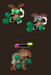 ambiguous_gender anthro bite bodily_fluids boxing_gloves clothing drooling duo handwear male male/male paralyzed poisoned saliva status_effect stunned sweat twunk venom wings giik anthony_(zuzu) kiss_(giik) ant arachnid arthropod hymenopteran insect spider