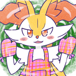 ambiguous_anthro ambiguous_gender anthro apron biped blush blush_stickers clothing food front_view handwear looking_at_viewer object_in_tail open_:3 open_mouth open_smile oven_mitts shrimp_(food) simple_background smile solo tail annyui0611 nintendo pokemon braixen canid generation_6_pokemon mammal pokemon_(species) 1:1 2024 bust_portrait digital_drawing_(artwork) digital_media_(artwork) hi_res japanese_description portrait translated_description