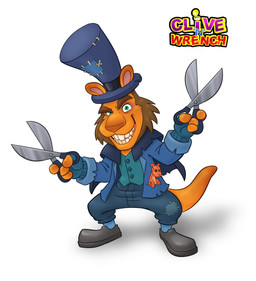 4_fingers anthro bent_legs big_nose black_clothing black_footwear black_shoes blue_bottomwear blue_cape blue_clothing blue_footwear blue_gloves blue_handwear blue_hat blue_headwear blue_pants blue_socks blue_top_hat bottomwear brown_eyebrows brown_hair brown_nose cape clothed clothed_anthro clothed_male clothing eyebrows facial_hair fingerless_gloves fingers footwear fully_clothed fully_clothed_anthro fully_clothed_male fur gloves green_eyes hair handwear hat headgear headwear holding_object holding_scissors light looking_at_viewer male male_anthro orange_body orange_fur orange_tail pants patch_(fabric) pink_inner_ear pink_tongue plushie pockets scissors sideburns simple_background smile smiling_at_viewer socks solo standing tail text thick_eyebrows title tongue toothy_grin torn_cape torn_clothing villian white_background luigil clive_'n'_wrench numskull_games droo_the_ripper kangaroo macropod mammal marsupial 2017 absurd_res colored digital_drawing_(artwork) digital_media_(artwork) english_description english_text full-length_portrait hi_res lighting official_art portrait shaded