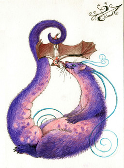 4_eyes 5_fingers 5_toes ambiguous_feral ambiguous_gender antennae_(anatomy) backwards_legs bat_wings big_tail black_claws black_tail brown_body brown_fur cheek_lick claws countershade_head countershade_tail countershade_torso countershading dipstick_tail duo eyes_closed face_lick fangs feet feral finger_claws fingers fur fur_markings furry_tail hanging_by_feet hanging_from_tail happy henry's_pocket horizontal_pupils licking licking_another long_tail looking_at_another male male/male markings membrane_(anatomy) membranous_wings mottled mottled_body mottled_fur multi_eye multicolored_body multicolored_fur multicolored_tail nude open_mouth orange_body orange_fur orange_tail orange_tuft pawpads paws pink_body pink_countershading pink_fur pink_pawpads pink_tail pink_tongue plantigrade prehensile_tail pupils purple_body purple_fur purple_tail realistic_wings side_view simple_background sitting slightly_chubby slightly_chubby_ambiguous slightly_chubby_feral smile smiling_at_another suspended_by_tail swirl tail tail_markings tapering_tongue teal_eyes teeth textured_background thick_tail toe_claws toes tongue tongue_out tragus tuft two_tone_body two_tone_fur two_tone_tail upside_down whisker_spots whiskers white_background white_body white_claws white_fur white_tail wings cloudweaver_(artist) chesawyiin_(cloudweaver) jack_desmodus bat flying_fox hybrid mammal megabat mustelid 2025 colored_pencil_(artwork) colored_sketch hi_res sketch traditional_media_(artwork) male_(lore)