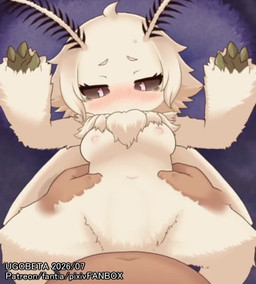 antennae_(anatomy) anthro anthro_penetrated areola blush bouncing_breasts breasts duo erection female female_penetrated fur genitals hand_holding human_on_anthro human_penetrating human_penetrating_anthro interspecies male male/female male_penetrating male_penetrating_female nipples nude penetration sex vulva wings rmtwo arthropod human insect lepidopteran mammal moth animated short_playtime sound video