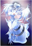 anthro anthrofied big_breasts breasts female fur genitals nipples non-mammal_nipples nude pokemorph pussy solo white_body white_fur zacianswords nintendo pokemon generation_5_pokemon legendary_pokemon pokemon_(species) reshiram absurd_res hi_res