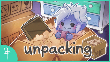 3_fingers :3 black_eyes blue_body blue_skin blush border box cardboard cardboard_box carpet circle_eyebrows container controller crumpled_paper dot_eyes drawing_pen drawing_tablet dresser eyebrows eyelashes female female_humanoid fingers furniture grey_eyebrows grey_hair hair holding_controller holding_object humanoid_pointy_ears in_box in_container inside light logo noseless not_furry pointy_ears queen royalty short_hair simple_eyes solo teal_border text title trademark youtube_thumbnail gaelfox unpacking_(game) gael_(gaelfox) demon demon_humanoid humanoid 16:9 2024 colored digital_drawing_(artwork) digital_media_(artwork) english_description english_text lighting shaded widescreen