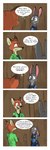 anthro duo female male text artbyyellowdog disney the_walking_dead zootopia judy_hopps nick_wilde canid canine fox lagomorph leporid mammal rabbit red_fox true_fox 2016 comic digital_media_(artwork) english_text hi_res shaded