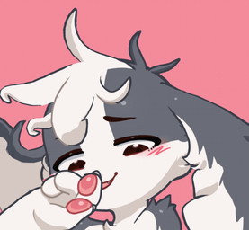 anthro blush floppy_ears fur grey_body grey_fur kemono male male/male nipples paws shota white_body white_fur young young_anthro young_male unknown_artist changle_(ffjjfjci) canid canine canis domestic_dog mammal animated low_res short_playtime