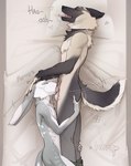 anthro anthro_on_anthro anthro_penetrated anthro_penetrating anthro_penetrating_anthro balls duo eyes_closed fellatio genitals grey_body humping lying male male/male male_penetrated male_penetrating male_penetrating_male nipples nude_anthro nude_male on_side open_mouth oral penetration penile penis penis_in_mouth sex submissive submissive_anthro submissive_male tan_body thrusting white_body nevolsky canid canine canis domestic_dog lagomorph leporid mammal rabbit