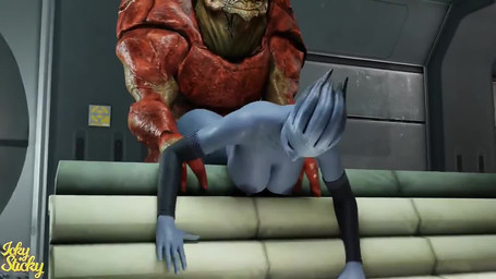 armwear ball_slap balls balls_deep bent_over big_balls big_breasts big_penis blue_body blue_skin bouncing_balls bouncing_breasts bouncing_butt breasts butt butt_jiggle clothing duo erection female female_penetrated from_behind_position furniture genitals humanoid_on_humanoid humanoid_penetrated humanoid_penetrating humanoid_penetrating_humanoid inside jiggling male male/female male_penetrating male_penetrating_female moan music nipples nude penetration penis sex slap sofa standing standing_sex ickystickyanimations bioware electronic_arts mass_effect liara_t'soni urdnot_wrex alien alien_humanoid asari humanoid krogan mammal yahg 16:9 2021 3d_(artwork) 3d_animation animated digital_media_(artwork) short_playtime sound video widescreen