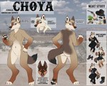 anthro breasts desert female solo text thehuntingwolf choya canid canine canis coyote domestic_dog mammal absurd_res digital_media_(artwork) english_text full-length_portrait hi_res model_sheet portrait