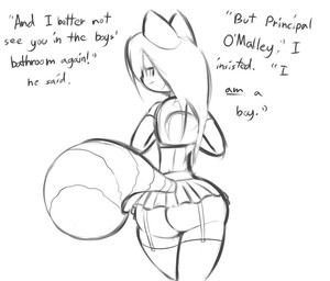 anthro big_butt butt crossdressing english_text girly looking_at_viewer looking_back male mammal norithics raccoon skirt solo text
Rating: Questionable
Score: 13
User: Juni221
Date: July 20, 2014 anthro big_butt butt crossdressing english_text girly looking_at_viewer looking_back male mammal norithics raccoon skirt solo text
Rating: Questionable
Score: 13
User: Juni221
Date: July 20, 2014
