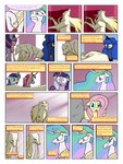 3:4 arofa_nahmat arofatamahn blood bodily_fluids bright_light canid canine canis cutie_mark dialogue ears_down english_text equid equine eyes_closed female feral fluttershy_(mlp) friendship_is_magic getting_up group hasbro head_wound hi_res horn inside male mammal my_little_pony mythological_creature mythological_equine mythology narrowed_eyes pegasus pivoted_ears princess_cadance_(mlp) princess_celestia_(mlp) princess_luna_(mlp) shining_armor_(mlp) spread_wings text twilight_sparkle_(mlp) unavailable_at_source unicorn wide_eyed winged_unicorn wings wolf wounded