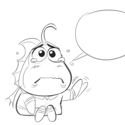 anthro biped bodily_fluids chibi clothing crying sad shirt simple_background sitting solo tears topwear white_background adam_rosette dreamworks the_bad_guys mr._piranha_(the_bad_guys) aquatic characiform fish piranha_(fish) serrasalmid 1:1 hi_res monochrome official_art sketch