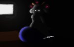 anthro bean_bag bedroom_eyes bite biting_lip darkness electronics female glowing glowing_eyes heart_eyes heart_symbol hooves horn looking_at_viewer narrowed_eyes seductive solo television white_body wyniverse bunny_maloney charlotte_(bm) bovid bovine cattle mammal 2024 dark_theme digital_media_(artwork) digital_painting_(artwork) hi_res restricted_palette signature