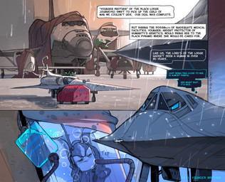 aircraft ambiguous_gender cryogenic_chamber feral group machine raining space_shuttle spacecraft text vehicle ratbat lockheed_martin sr-71_blackbird tu-144 x-3_stiletto dire_aircraft dire_machine dire_vehicle human living_aircraft living_machine living_vehicle mammal comic english_text hi_res