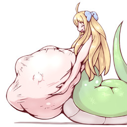 after_vore apode belly big_belly blonde_hair duo female female_pred female_prey hair hand_on_belly huge_belly legless overweight serpentine simple_background split_form vore white_background 57mm dropkick_on_my_devil! jashin-chan animal_humanoid draconcopode humanoid lamia reptile reptile_humanoid scalie scalie_humanoid snake snake_humanoid 1:1 2020 hi_res
