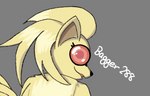 anthro big_eyes blonde_hair female fur googly_eyes hair looking_at_viewer open_mouth open_smile pokemorph red_eyes smile solo soul_devouring_eyes text yellow_body yellow_fur quake-1 nintendo pokemon canid canine generation_1_pokemon mammal ninetales pokemon_(species) meme