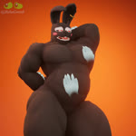 abdominal_bulge abs after_sex all_fours anal anal_penetration anthro anthro_penetrated backsack ball_fondling balls barazoku belly belly_inflation belly_rub big_balls big_bottom big_butt big_penis black_body black_fur black_sclera blush bodily_fluids body_part_in_ass body_part_in_mouth bouncing_balls bouncing_belly bouncing_butt bouncing_penis brown_body brown_fur butt butt_jiggle butt_slap cum cum_in_mouth cum_inflation cum_inside cum_on_body cum_on_chest disembodied_hand disembodied_penis double_penetration drinking drinking_cum ear_petting ear_piercing ejaculation erection fellatio fondling foreskin fur genital_fluids genitals ghost_hand group hand_on_penis heart_eyes heart_symbol humanoid_genitalia humanoid_penis inflation jiggling male male/male male_on_anthro male_penetrated male_penetrating male_penetrating_male masturbation moan moving_foreskin musclegut muscular muscular_anthro muscular_male nipple_fetish nipple_play nude open_mouth oral oral_penetration pec_grab pecs penetration penile penile_penetration penis penis_in_ass penis_in_mouth piercing red_eyes ring_piercing sex simple_background size_difference slap slightly_chubby slightly_chubby_anthro slightly_chubby_male small_dom_big_sub solo_focus sound_effects spitroast surprised_expression thick_thighs tongue tongue_out translucent translucent_penis anxiboi sound_warning zarek_(anxiboi) demon lagomorph leporid mammal rabbit himbo 1:1 3d_(artwork) 3d_animation animated digital_media_(artwork) long_playtime sound voice_acted webm