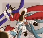 4_toes anal anal_penetration animal_genitalia balls black_penis canine canine_penis cum cum_in_tentacles cum_on_face digitigrade double_anal double_penetration erection hindpaw looking_at_viewer looking_back male mammal nude pawpads paws penetration penis plain_background soles taintedstar tentacles toes
Rating: Explicit
Score: 7
User: ceti
Date: March 28, 2013