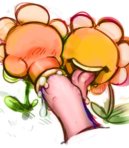 ambiguous_gender bodily_fluids dendrophilia disembodied_penis dripping duo_focus fellatio flower genitals group licking long_tongue male male/ambiguous male_penetrating mouth_play not_furry open_mouth oral penetration penile penis penis_lick penis_size_difference petals plant saliva saliva_drip saliva_on_face saliva_on_penis saliva_on_tongue saliva_string sex sucking sunflower tongue tongue_out tongue_out_fellatio tonguejob trio obrykozzy elemental_creature flora_fauna flower_creature human mammal absurd_res hi_res