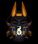 4_fingers ambiguous_gender anthro black_background eyes_closed fingers simple_background solo harmarist anubis_and_the_buried_bone egyptian_mythology middle_eastern_mythology mythology anubis anubian_jackal canid canine canis deity jackal mammal 2016 digital_media_(artwork) low_res pixel_(artwork)