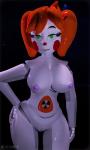 big_breasts breasts female genitals green_eyes machine nipples not_furry nude pose pussy simple_background smile smirk solo standing doctor_artemis five_nights_at_freddy's scottgames sister_location circus_baby_(fnaf) animatronic humanoid robot 3:5 3d_(artwork) digital_media_(artwork) hi_res pinup