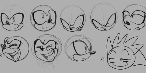 angry anthro determined expressions fangs happy long_nose male solo surprised teeth buttjavis sega sonic_the_hedgehog_(series) silver_the_hedgehog eulipotyphlan hedgehog mammal hi_res monochrome sketch