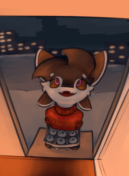 4_ears alcohol ambiguous_gender anthro beer beverage beverage_can black_body black_feathers black_fur black_sclera building christmas_clothing city city_background cityscape claws clothed clothing countershading door doorframe doorway fangs feathers fingers first_person_view fur hair high-angle_view holding_object holidays inside looking_at_viewer looking_up multi_ear multicolored_body night open_door open_mouth open_smile outside porch purple_eyes red_clothing red_sweater red_topwear sky smile snow solo standing sweater teeth text topwear tuft tufted_fur white_body white_feathers white_fur window winter aserovichbad christmas new_year fyr_(fenrir784) avali avian bird 2025 colored digital_drawing_(artwork) digital_media_(artwork) shaded simple_shading