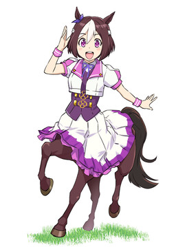 animal_ears blush brown_body brown_fur brown_hair clothed clothed_female clothed_taur clothing dress female fur hair hooves light_body light_skin open_mouth quadruped simple_background solo tail taurified white_background wristband ueyama_michirou cygames european_mythology greek_mythology mythology uma_musume_pretty_derby special_week_(pretty_derby) centaur equid equid_taur humanoid_taur mammal mammal_taur taur hi_res