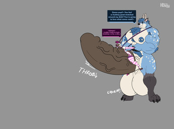 abdominal_bulge abs animal_genitalia animal_penis anthro armpit_hair balls big_balls big_muscles big_pecs big_penis body_hair canine_genitalia canine_penis chest_hair clothing dialogue duo femboy genitals glans harness huge_balls huge_penis humanoid_genitalia humanoid_penis hyper hyper_balls hyper_genitalia hyper_penis legwear male male/male muscular nipple_piercing nipples pecs penis piercing profanity pubes size_difference text thigh_highs vein vein_bulge veiny_penis north_husky megathedeer norththehusky canid canine canis deer domestic_dog husky mammal nordic_sled_dog spitz absurd_res english_text hi_res