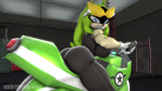 anthro big_butt black_clothing blue_eyes butt clothing countershade_face countershading eyewear fart fart_fetish female fur gloves green_body green_fur green_hair hair handwear long_hair motorcycle sharp_teeth smile solo sunglasses teeth vehicle white_clothing white_gloves white_handwear redtiger466 idw_publishing sega sonic_the_hedgehog_(comics) sonic_the_hedgehog_(idw) sonic_the_hedgehog_(series) surge_the_tenrec afrosoricid mammal tenrec 16:9 3d_(artwork) 3d_animation animated digital_media_(artwork) hi_res short_playtime sound source_filmmaker_(artwork) webm widescreen