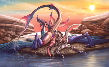 anal andromorph andromorph/male animal_genitalia animal_penis anthro anthro_on_feral anthrofied anus anus_pocket athletic athletic_anthro athletic_male bestiality big_penis big_tail black_claws bodily_fluids butt butt_grab claws clitoral_hood clitoris cum cum_in_water cum_on_ground detailed_background dorsal_fin dripping duo ejaculation erection excessive_cum excessive_genital_fluids feet feral fin fingers flared_tapering_penis genital_fluids genital_slit genital_slit_penis genitals gills hand_on_butt happy holding_penis horn huge_penis intersex intersex/male intersex_rimming_male interspecies knot knotted_penis larger_male leaking_cum long_neck long_penis long_tail long_tongue looking_pleasured lying lying_on_ground male messy multicolored_body muscular muscular_male narrowed_eyes nude on_ground open_mouth oral orgasm orgasm_face partially_submerged penile penis presenting_genital_slit raised_leg red_eyes rimming saliva saliva_drip scales scaly_tail serpentine sex size_difference slit_penis smaller_andromorph smaller_intersex smile spikes spikes_(anatomy) spread_legs spreading squish sticky sun tail tail_fin tapering_penis tongue tongue_out tonguejob two_tone_body unusual_anatomy unusual_genitalia unusual_penis vaginal_fluids vulva warm_lighting water wet wet_body wet_penis white_body wide_hips wings yellow_eyes reinkorn mythology velux aquatic dragon lizard mythological_creature mythological_scalie reptile scalie snake better_version_at_paywall hi_res