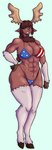 abs american_flag_bikini antlers big_breasts big_butt bikini braided_hair braided_ponytail breasts brown_body brown_hair brown_skin butt clothing female flag_bikini fur green_eyes hair hooves horn muscular muscular_female ponytail smile solo standing swimwear thick_thighs tinkybox two-piece_swimsuit white_body white_fur sitna animal_humanoid deer deer_humanoid humanoid mammal mammal_humanoid moose_humanoid new_world_deer new_world_deer_humanoid hi_res