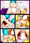 activision angeloid003 anthro bandicoot bat bodily_fluids coco_bandicoot crash_bandicoot_(series) crossover cum cum_in_hair cum_on_face cum_on_tongue duo female female/female female_pred fifi_la_fume genital_fluids group hair hi_res imminent_vore kissing mammal marsupial mephitid rouge_the_bat sega skunk sonic_the_hedgehog_(series) tiny_toon_adventures tongue trio vore warner_brothers