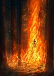 2016 branch burning colored dekades8 detailed_background digital_media_(artwork) digital_painting_(artwork) elemental_creature elemental_humanoid embers female female_(lore) fire fire_creature fire_humanoid floating forest forest_fire hi_res humanoid inferno log nature nature_background not_furry outside plant scp-273 scp_foundation silhouette solo tree vortex wood