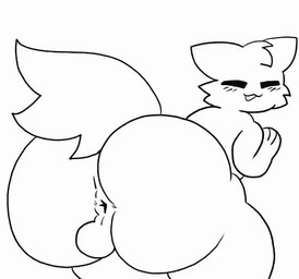 anthro anus ass_clapping balls bent_over big_butt bouncing_balls bouncing_butt butt eyes_closed femboy fur genitals huge_butt looking_back male nude nude_anthro nude_male open_mouth perineum rear_view shaking_butt simple_background smile solo tail thick_thighs twerking white_background white_body white_fur lewd_dorky silly_cat_(mauzymice) domestic_cat felid feline felis mammal 2023 animated digital_media_(artwork) loop no_sound short_playtime video