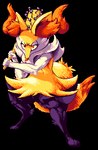 alpha_channel ambiguous_gender angry anthro bat_(object) braixen digital_media_(artwork) dipstick_tail full-length_portrait generation_6_pokemon gusdelcor holding_object holding_weapon inner_ear_fluff markings muscular muscular_anthro nailed_bat nintendo our_world_of_pixels_(artwork) pixel_(artwork) pokemon pokemon_(species) portrait simple_background solo tail tail_markings transparent_background tuft weapon