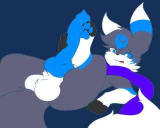 animal_genitalia animal_penis balls big_balls big_penis canine_genitalia canine_penis feral front_view genitals knot knotted_penis lying male masturbation on_back penis solo stroking_penis nintendo pokemon salvador_(gabu_art) eeveelution generation_2_pokemon pokemon_(species) umbreon 5:4 absurd_res alpha_channel hi_res