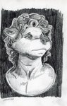 abstract_background anthro biped black_background black_nose border clothed clothing collarbone curly_hair ears_back ears_down ears_up eyebrows eyelashes female fluffy front_view frown fur hair half-closed_eyes inner_ear_fluff long_hair looking_at_viewer looking_away looking_up male messy_hair mouth_closed muscular narrowed_eyes nude pivoted_ears sad serious short_hair simple_background snout solo stare text tuft wavy_hair young zaverose achilles_(mythology) canid canine canis domestic_dog fox humanoid hybrid mammal wolf absurd_res black_and_white bust_portrait detailed digital_media_(artwork) english_text graphite_(artwork) greyscale hatching_(art) headshot_portrait hi_res inspired_by_formal_art mixed_media monochrome portrait shaded signature sketch traditional_media_(artwork)