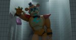 4_fingers anthro bedroom_eyes bow_tie clothing dropping_object dropping_soap featureless_crotch fingers hat headgear headwear looking_at_viewer machine male narrowed_eyes seductive shower soap soap_bar solo steam water floofover don't_drop_the_soap five_nights_at_freddy's five_nights_at_freddy's:_security_breach scottgames steel_wool_studios glamrock_freddy animatronic bear mammal robot robot_anthro 2022 256:135 3d_(artwork) 4k absurd_res blender_(artwork) digital_media_(artwork) hi_res