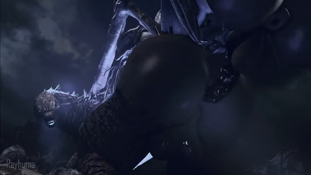 all_fours anal anal_penetration anus back_spikes ball_size_difference balls balls_deep black_body black_scales blue_glow bouncing_balls bouncing_butt bubble_butt butt butt_size_difference doggystyle duo energy_beam from_behind_position genitals glowing glowing_eyes glowing_genitalia glowing_mouth glowing_penis grey_body gynomorph gynomorph/male gynomorph_penetrating gynomorph_penetrating_male humanoid_genitalia humanoid_penis intersex intersex/male intersex_penetrating intersex_penetrating_male looking_back male male_penetrated multi_leg multi_limb open_mouth penetration penis perineum puffy_anus scales screen_shake sex spikes spikes_(anatomy) tentacles thick_thighs rayhuma godzilla_(series) toho godzilla scylla_(godzilla) arthropod crustacean kaiju monster scalie 2026 3d_(artwork) 3d_animation animated better_version_at_paywall digital_media_(artwork) high_framerate no_sound short_playtime source_filmmaker_(artwork) video