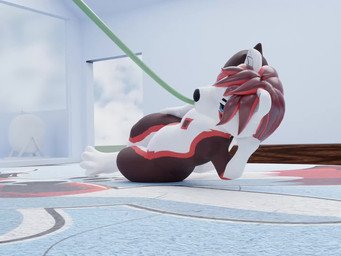 acefolf air_inflation anthro balloon belly belly_inflation body_inflation hose hose_inflation inflatable inflation lying male on_side solo nekoaric canid canine mammal 3d_(artwork) 3d_animation 4:3 animated digital_media_(artwork) long_playtime no_sound video