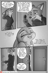 4_fingers absurd_res anthro bodily_fluids canid canine clothed clothing comic covering covering_self digital_media_(artwork) disney duo english_text eyes_closed female fingerpads fingers fox fur greyscale hi_res hoodie judy_hopps lagomorph leporid male male/female mammal monochrome nick_wilde open_mouth open_smile pawpads rabbit red_fox simple_background smile tears text the_gory_saint topwear true_fox url zootopia